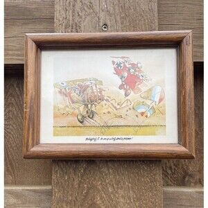 KERSTEN RED BARON 1976 Framed Print 5x7” Bringing It In On A Wing & A Prayer